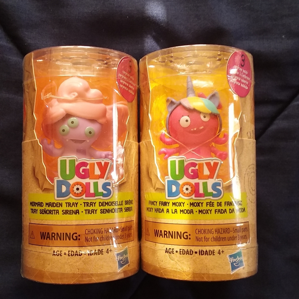 Ugly Dolls Set of 2 Mini Vinyl Figures NIP Summer Birthday